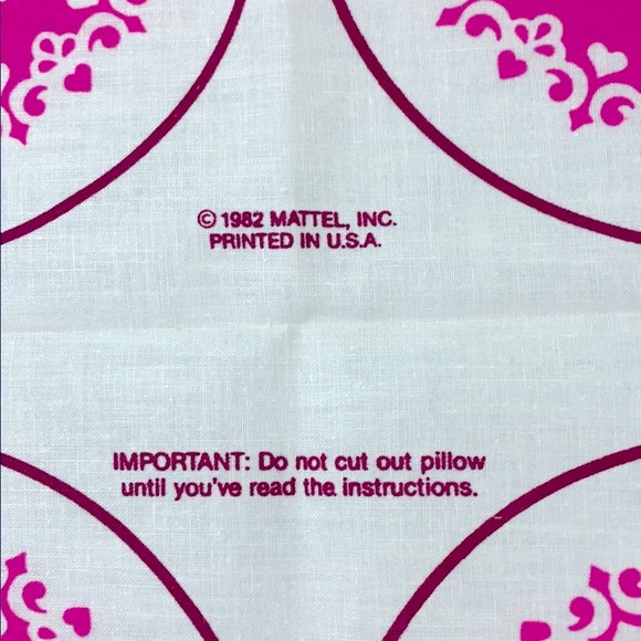 SET 2 ❤️ BARBIE 1982 You Make DOLL Ornament Pillow Collector Mattel Vintage Sew - Picture 5 of 12